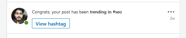 Trending Hashtags on LinkedIn