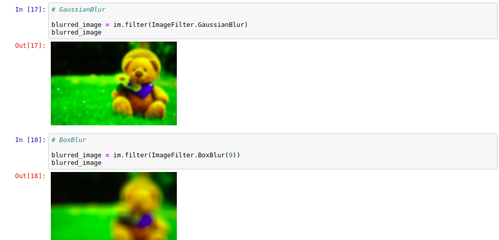 Blurring Images Using Pillow Library
