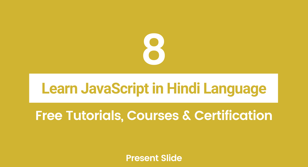 Learn JavaScript in Hindi