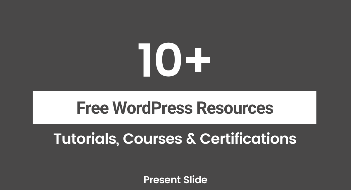 Free WordPress Courses and Certifications